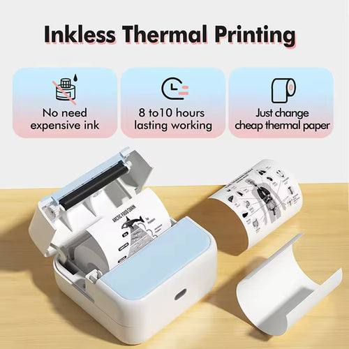 Mini printer(it comes with FREE THERMAL PAPER)